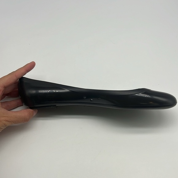 J Crew - Black Round Toe Ballet Flat Lightweight Jellies Ballet Flats Size 7 - Picture 13 of 14